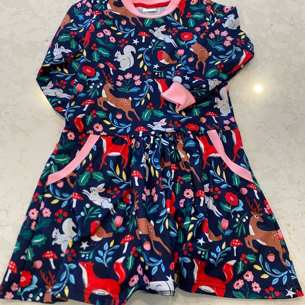 Colorful Animal Print Dress